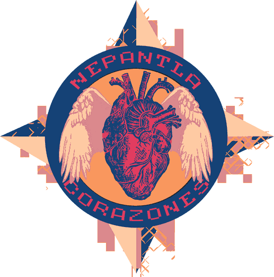 Nepantla Corazones, sacred heart compass